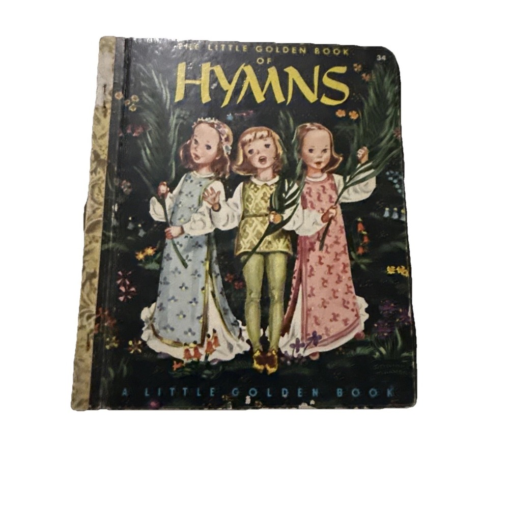 The Little Golden Book of Hymns, Vintage Werner & ‎ Malvern; 1947